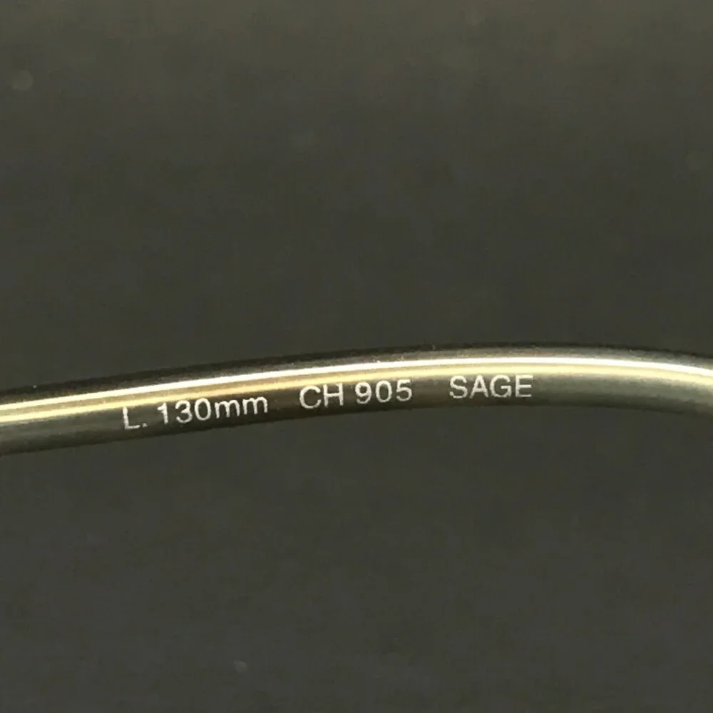 Cole Haan Eyeglasses Frames CH 905 SAGE Grey Round Rimless 50-18-130